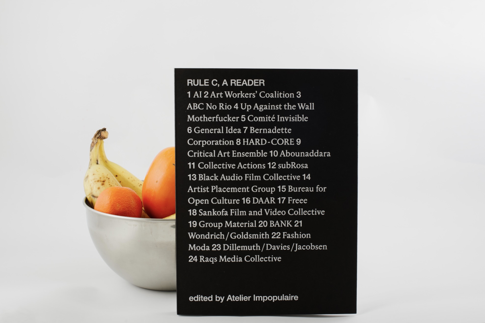 RULE C A READER — Atelier Impopulaire